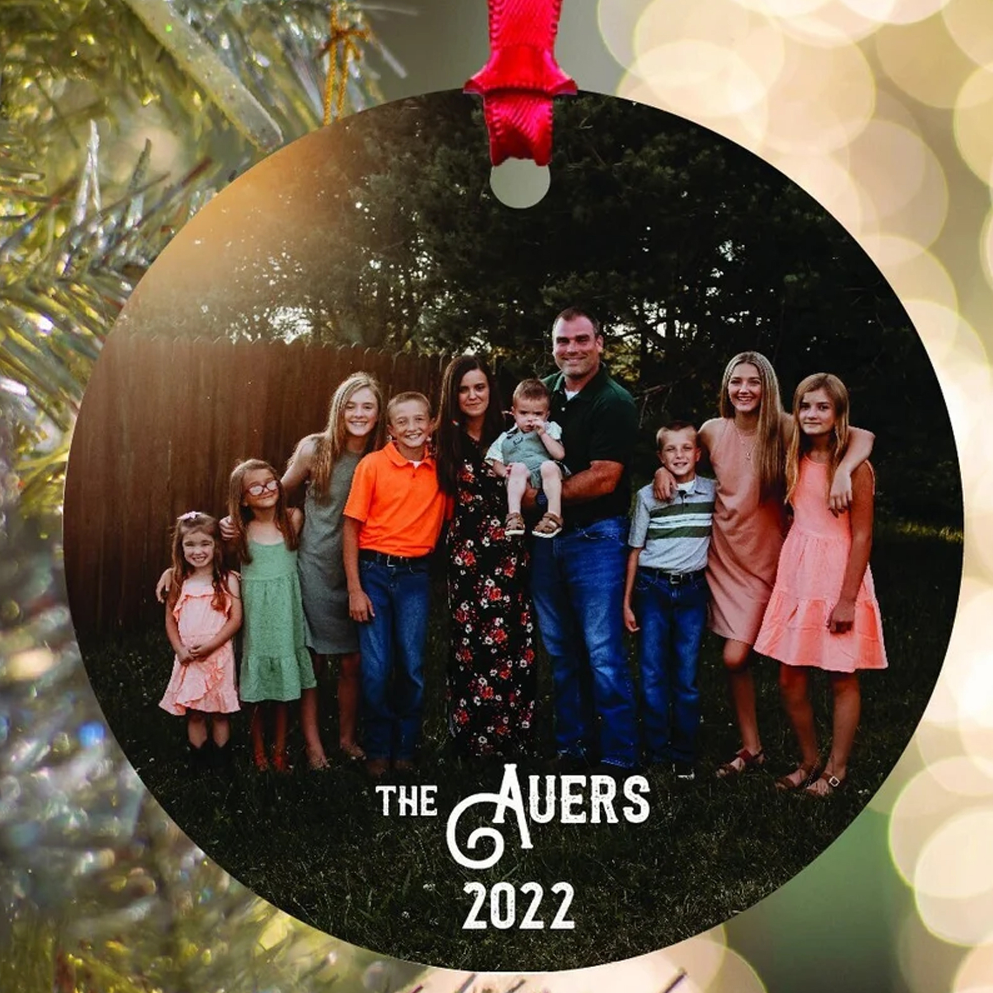 Personalized Portrait Family Photo Christmas Ornament Design Your Own Photo Ornament Custom Photo Ornaments Custom Family Photo Gift Idea